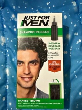Just For Men Shampoo-In Color Darkest Brown Darkest Brown Hair Color